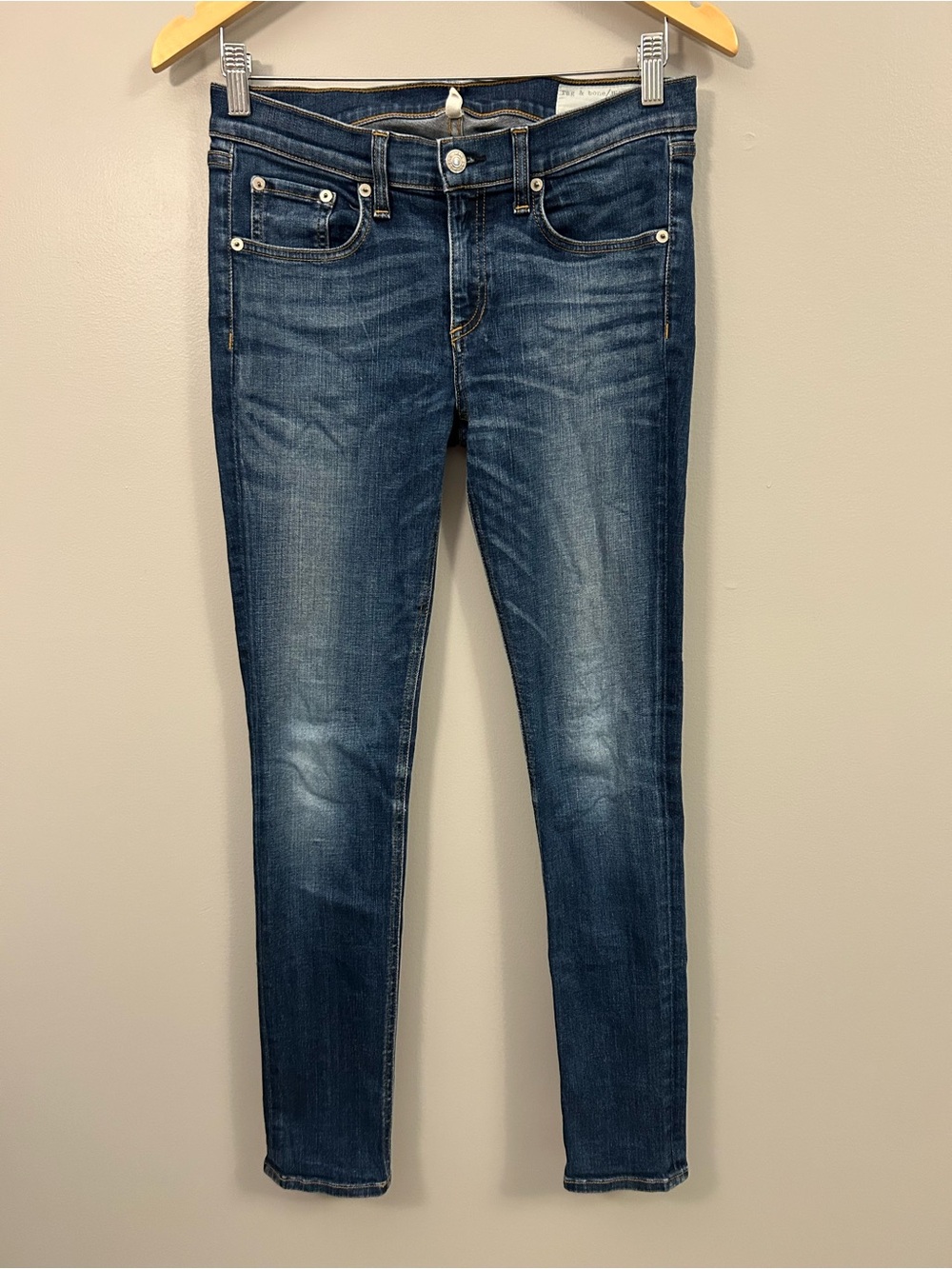 Rag & Bone Colour Parliament Dark Wash Skinny Women's Jeans Size 29